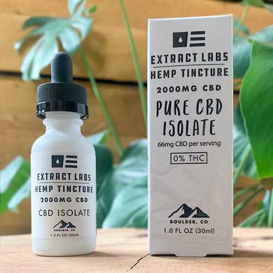 Extract Labs Pure CBD Isolate Tincture